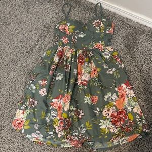 Floral mini dress